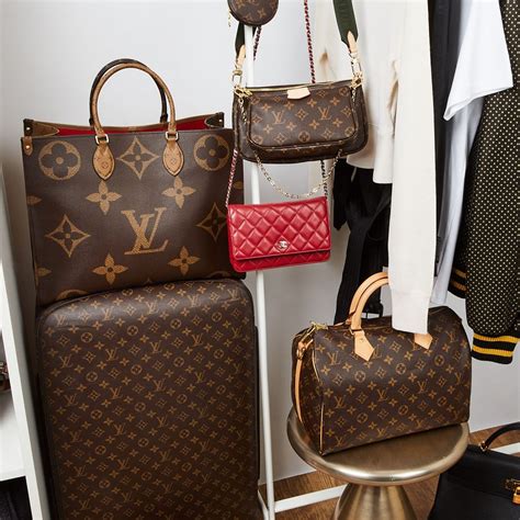 traveling with luxury bags.